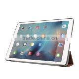 China Factory OEM Logo Three Floding Stand PU Leather Case Cover for Apple IPad Pro 9.7 thumbnail-4