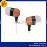 Stereo in Ear Earbuds Headphone Wooden Design thumbnail-4