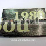 Embossed Logo Leather Label for Jeans thumbnail-1