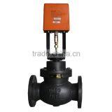 2 way flanged motor-driven balance lubricated plug valve