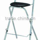 Modern MDF and Steel Tube Bar Chair thumbnail-1