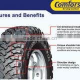 China factory tires from brand/SUV TIRES LT265/75R16 whole saling