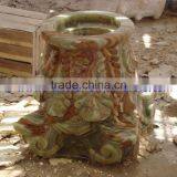 Pakistan Supplier ONYX COLUMNS AND PILLARS CARVING TOPS thumbnail-5