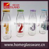 Large Glass Milk Bottle, Juice Bottle 580ml thumbnail-2