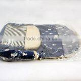 New Style Fashionable Canvas Zip Bohemia Boho Style Backpack School College Laptop Bag for Teens Girls Students, Blue thumbnail-2