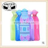 HOT WATER BOTTLE 2L LITER LARGE HOT WATER NATURAL RUBBER BOTTLE WARMER thumbnail-1