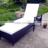 Rattan Chaise Lounge thumbnail-1