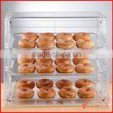 3 Tires Acrylic Doughnut Display Case Bakery Display Cabinet thumbnail-2