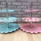 3 Tier Metal Cake Stand Cake Plate Cookies Tray thumbnail-3