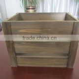 brown fir wood small wooden crates for sale