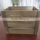 Brown Fir Wood Small Wooden Crates for Sale thumbnail-1