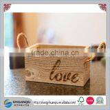 Rustic Handmade Reclaimed Wooden Planter Box 29x16.5x13cm thumbnail-1