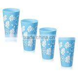 Outdoor Colorful Printing 1 Gallon Plastic Water Dispenser w/ Valve - 4 Extra Cups thumbnail-5