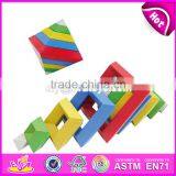 Best Design Classic Geometry Blocks Wooden Baby Learning Shapes W13E065 thumbnail-1