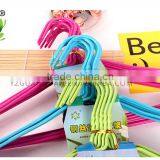 A365 high quality clothes hanger /metal pvc coated laundry hanger