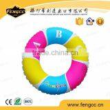 Trade Assurance Colorful Customized Phthalate Free Safty Cartoon Adult Letter Swimming Ring thumbnail-1