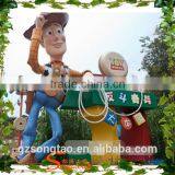 Wholesale Park Decorative Artificial Movie Cartoon Statues thumbnail-1