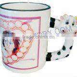 China Sublimation Mugs With Animal Handle