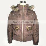 China Women's Winter Coats ,padding Clothes With Fur Edge Hood 2013 thumbnail-1
