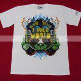 100% SUPREME COTTON ALLOVER WORDING PRINTED MENS T-SHIRT thumbnail-1