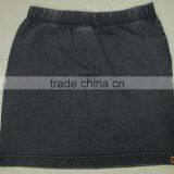 Knee Length Bodycon Girls Skirt, Pigment Washing Girls Skirt. thumbnail-2