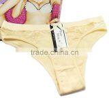 Sexy Hot Teen Girls Briefs Breathable Cotton Lady Panties Solid Colors Underwear thumbnail-1