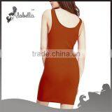 2015 Hot Selling Fitness &yoga Wear Tank Dress of Stretch-Knit Bodycon thumbnail-4