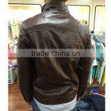 Factory Supply Plus Size PU Apparel Stock Jacket thumbnail-3