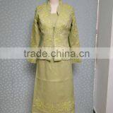Ladies Office Skirt Suit With Heavy Embroidery 2015 thumbnail-1