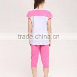 2016 Fashion Dress Leisure Short Sleeves t Shirt Children's Suit of Clithes for Little Girls thumbnail-2