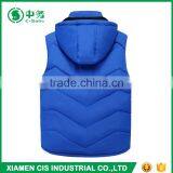 Top Fashion Winter Warmful Outwear Mens Hooded Reversible Down Feather Vest thumbnail-6