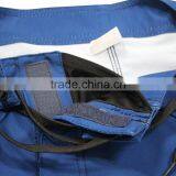 Men's Solid Navy Blue Blank Board Shorts With Custom Logo Print thumbnail-6