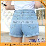 2017 Plus Size XL Ladies Summer Hot High Waist Jean Shorts for Women thumbnail-4