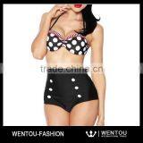Wholesale High Waist Bikini Girls Swimwear thumbnail-1