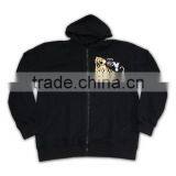 China Manufacture High Quality Black Fashionable Mens Plain Colored Hoodies thumbnail-4