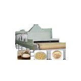 Microwave wheat and oatmeal drying and sterilizing equipment
