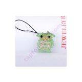 Diy 3D Beaded Owl Crystal Animal Iphone Oranment thumbnail-2