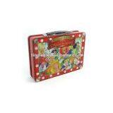 Lunch Tin Box,metal Lunch Box,vintage Lunch Box,tin Tool Box thumbnail-2