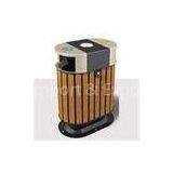 67*35*96cm Mountain Camphor Wood Outdoor Garbage Cans UV Resistant for Game Centers, Parks