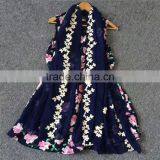 2017 Best Selling Floral Pattern Embroidery Scarf Cotton Muslim Hijab Scarf thumbnail-2