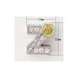 Zinc Alloy With Rhinestone Bead thumbnail-1