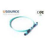 OM4 MPO Cable Assemblies Low IL , Customized Multi - Fiber MTP Trunk Cable thumbnail-1