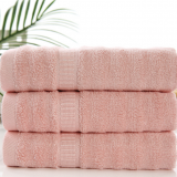 Wholesale Bamboo Fiber Pure Color Water Absorption Bath Towel thumbnail-2