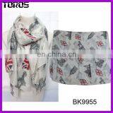2014 Newest Shawl Wholesale Women Printed American Flag Scarf thumbnail-1