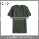 Mens organic cotton tshirts olive color 2016 new design