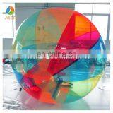 China colourful inflatable water zorb ball