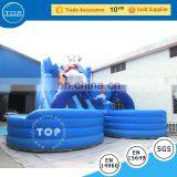 Top Inflatable Bear Water Slide With Poor