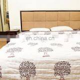 Indian Handmade Quilted Razai Jaipuri Tree Print 100% Cotton Winter Queen Quilt thumbnail-5