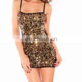 Sexy Women Sequin Evening Dress,sequin Gold Dress thumbnail-2