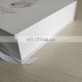 White Box, Cardboard Rigid Box For Clothing, White Logo Box Packing thumbnail-3